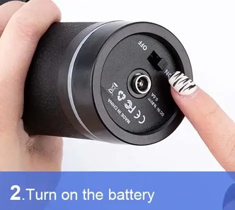 turn battery on